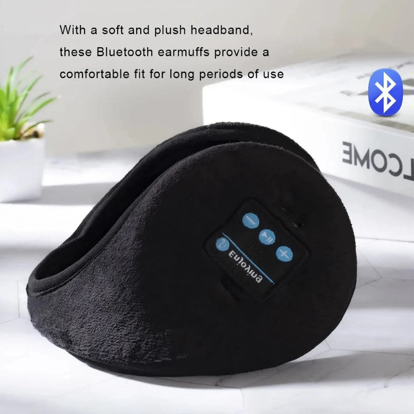 Bluetooth Ear Muffs Headphones Ear Warmer Music Men Women Winter Thick Casual