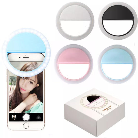 LED Selfie Ring Light for Smartphone Enhancing Fill Light