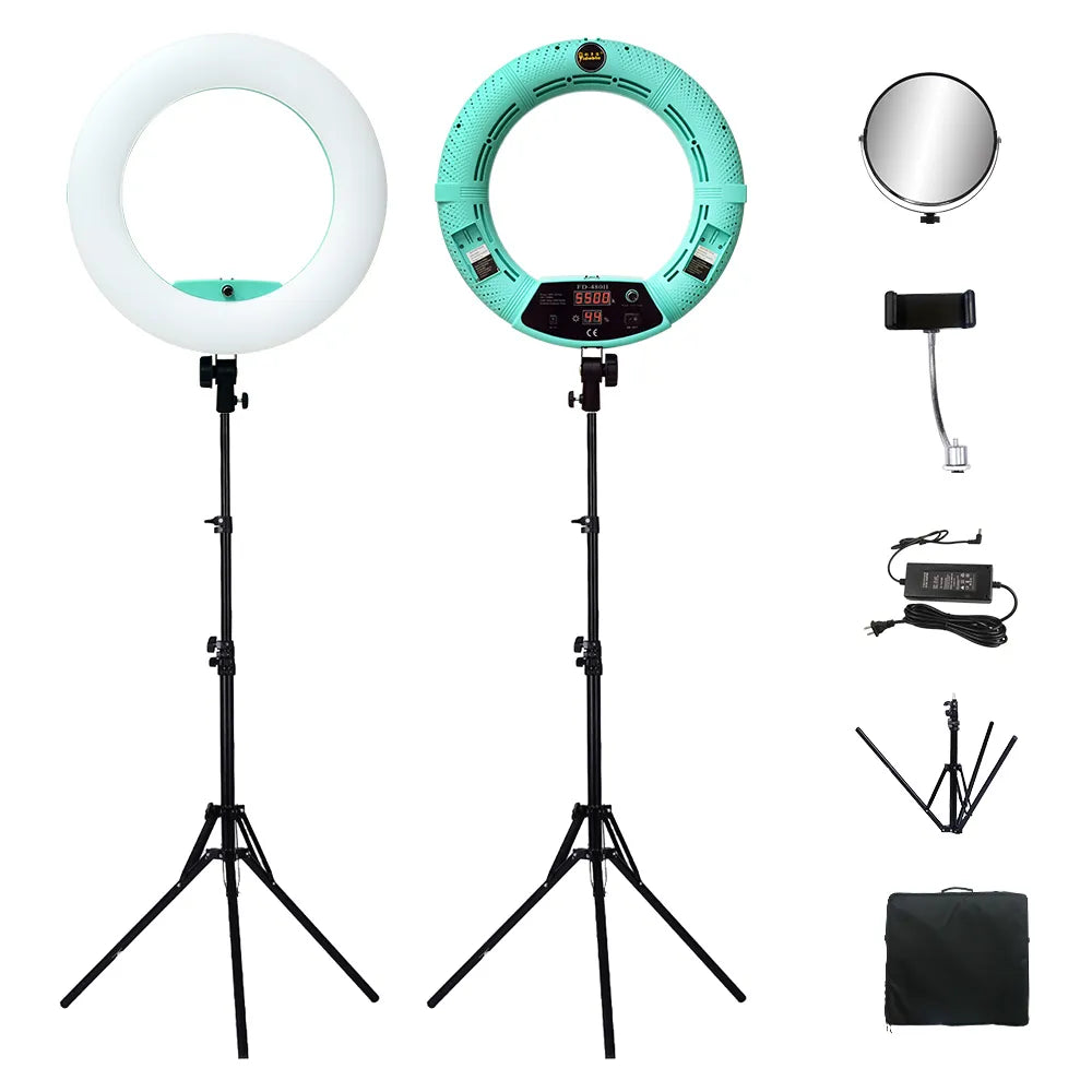 96W Ring Light FD-480 Pro Beauty Studio lamp Kit 2700-10000K