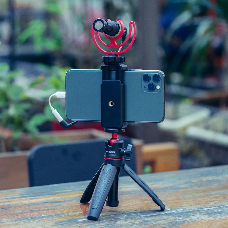 Foldable Mini Tripod Mount 1/4'' Tripod Monopod Hand Grip Universal