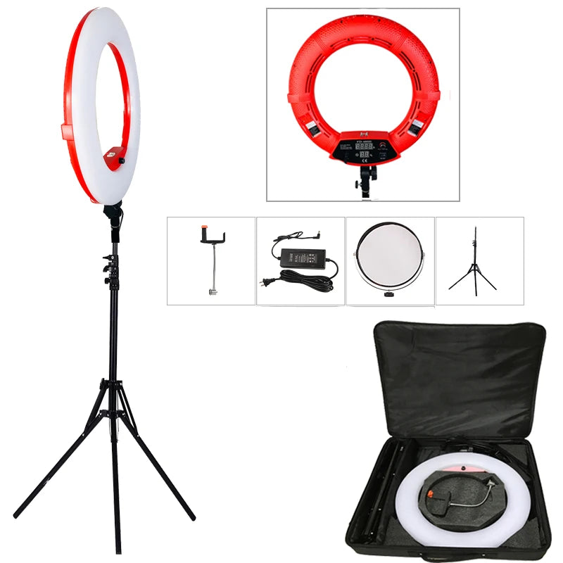 96W Ring Light FD-480 Pro Beauty Studio lamp Kit 2700-10000K