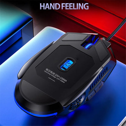 Wired Gaming Mouse Optical 6 Button USB Mouse With RGB