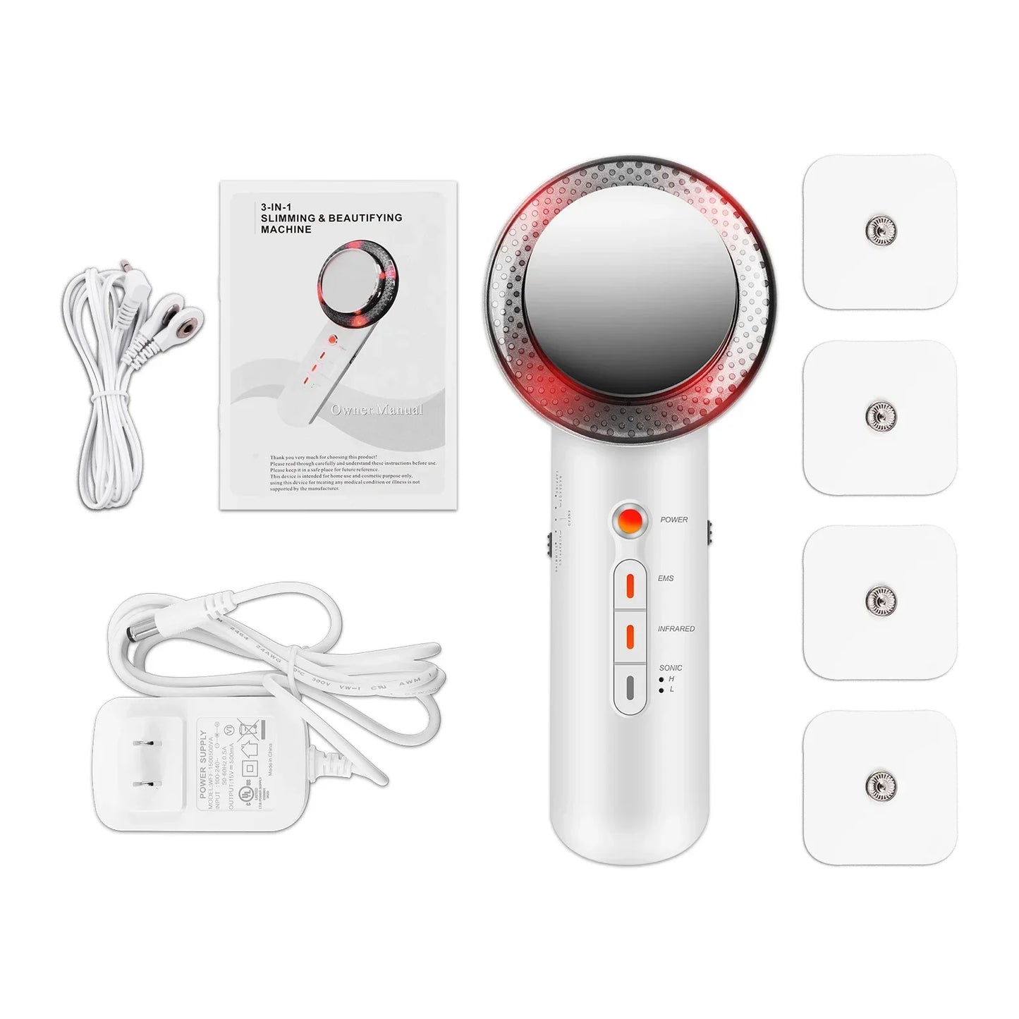 3 in 1 Face Lift Devices EMS RF Microcurrent Skin Rejuvenation Women Facial Massager