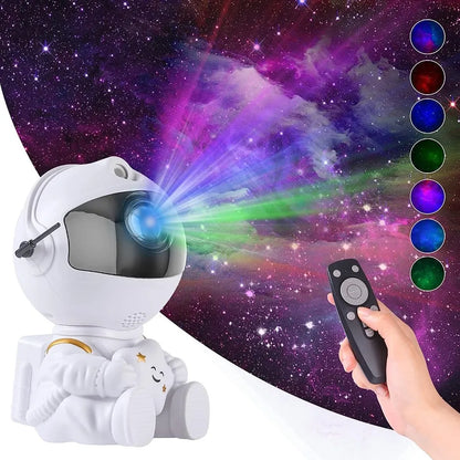 Astronaut Star Projector Galaxy Night Light Space Starry Nebula Ceiling LED Lamp