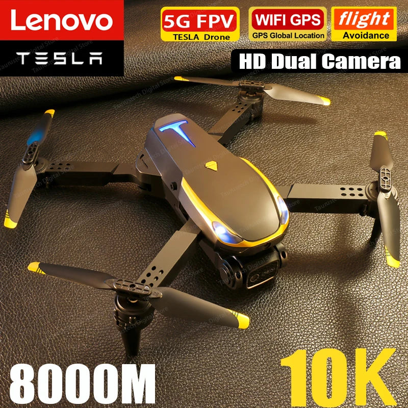 Tesla Drone 10K Professional HD Aerial Photography GPS Avoid Obstacles Quadcopter Drone Remote Control