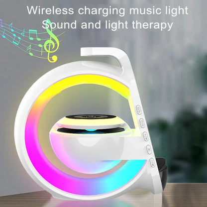 6-in-1 Wireless Charger Stand With Bluetooth Speaker