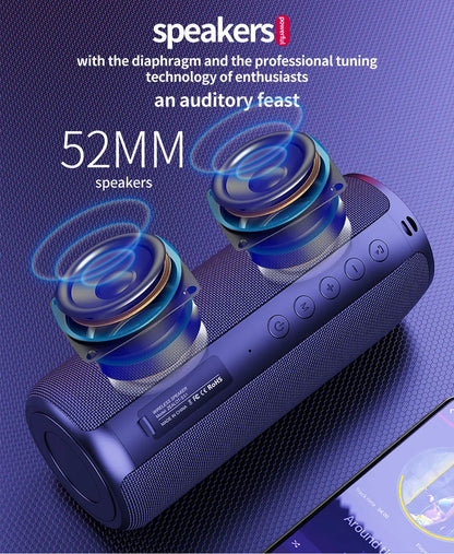 ZEALOT S51 Powerful Bluetooth Speaker Bass Wireless Speakers Subwoofer Waterproof Sound Box