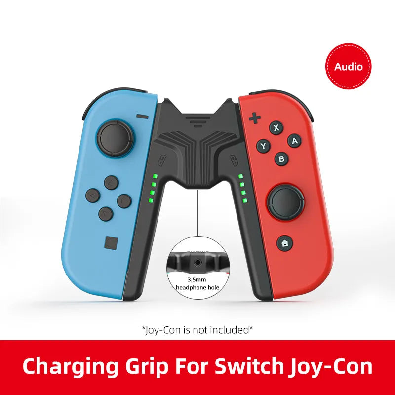 Aolion Charging Grip Bracket for Switch Joycon Handle Gaming Controller for Nintendo Switch Accessories