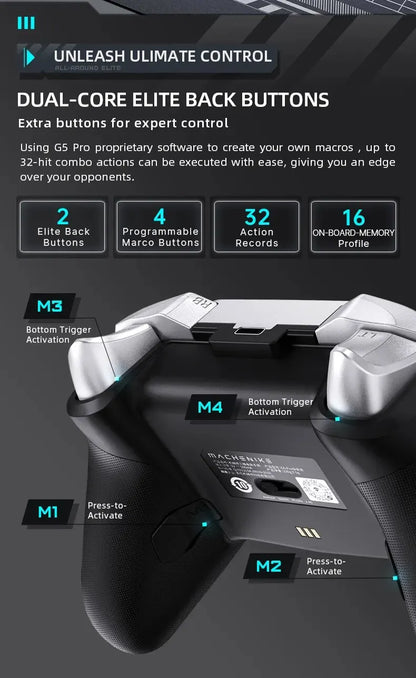 Machenike G5 Pro Elite Gamepad Wireless Gaming Controller Hall Trigger Joystick