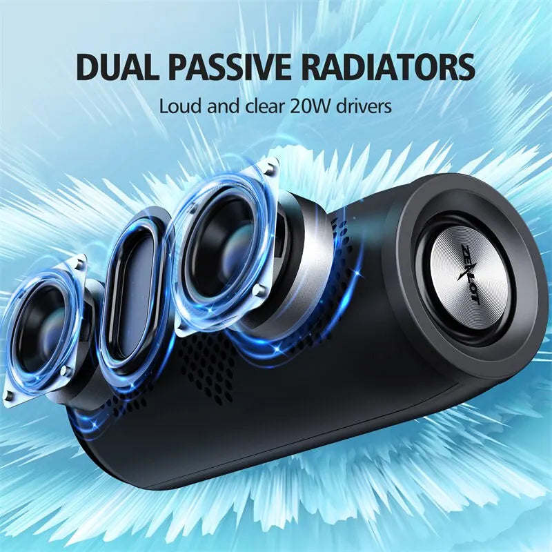 ZEALOT S51 Powerful Bluetooth Speaker Bass Wireless Speakers Subwoofer Waterproof Sound Box