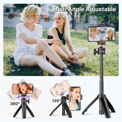 Foldable Mini Tripod Mount 1/4'' Tripod Monopod Hand Grip Universal