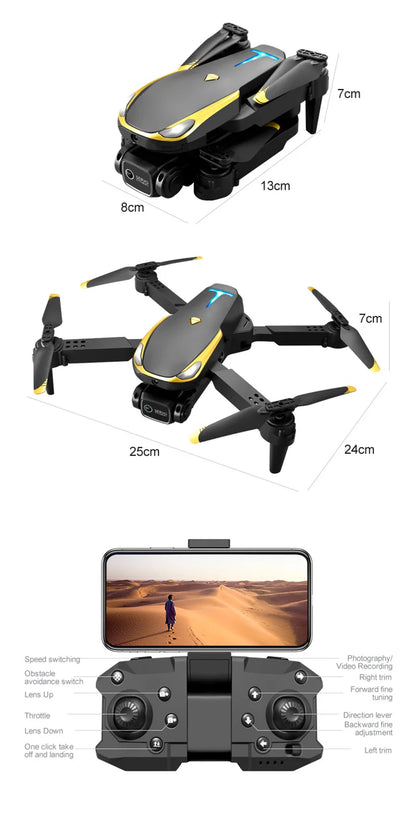 Tesla Drone 10K Professional HD Aerial Photography GPS Avoid Obstacles Quadcopter Drone Remote Control