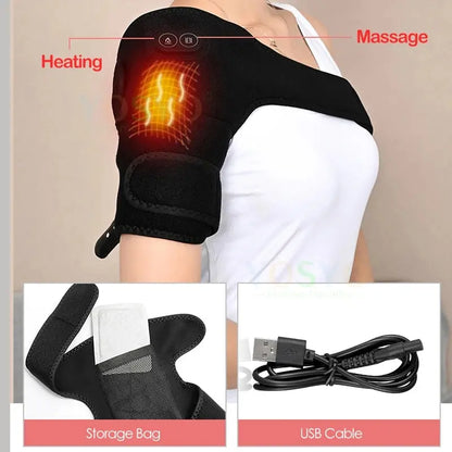 Electric Heating Kneepads Shoulder Massage