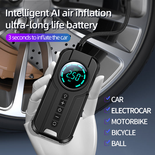 Intelligent Portable Air Pump Wireless Electric Car Tire High-Power