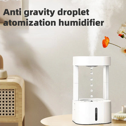 Anti-gravity LED Water Drop Air Humidifier Aroma Diffuser With Ultrasonic Cool Mist Maker