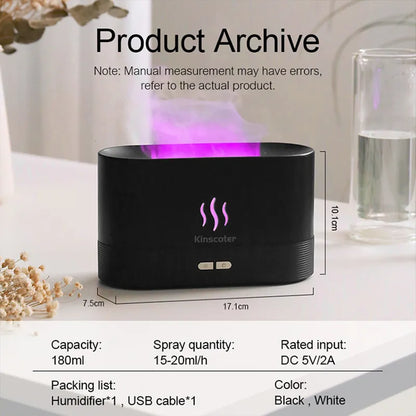 Kinscoter Aroma Diffuser Air Humidifier Ultrasonic Cool Mist