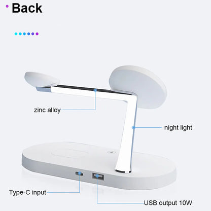 3 in 1 Wireless Fast Charging Magnetic Stand For iPhone Apple Watch And AirPods